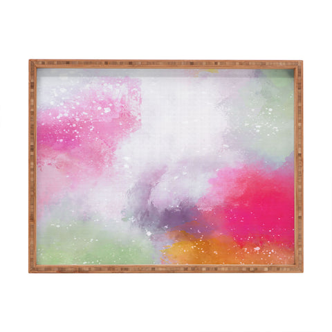 Emanuela Carratoni Abstract Colors 2 Rectangular Tray