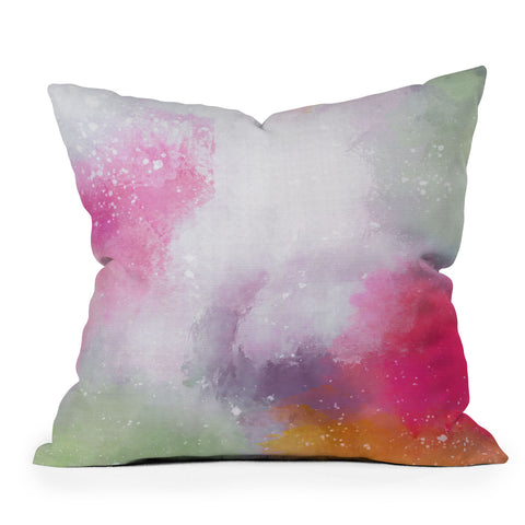 Emanuela Carratoni Abstract Colors 2 Throw Pillow