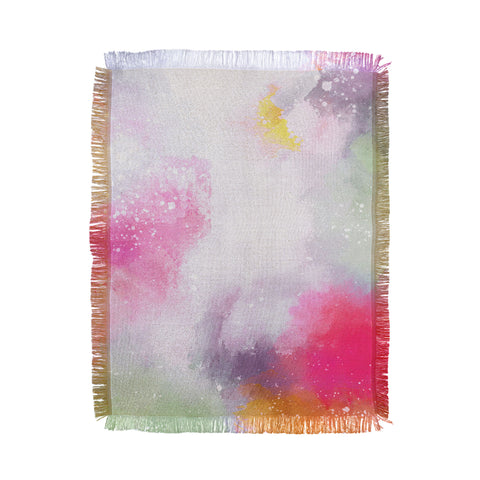 Emanuela Carratoni Abstract Colors 2 Throw Blanket