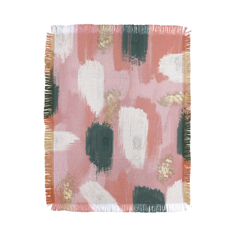 Emanuela Carratoni Abstract Joy Throw Blanket
