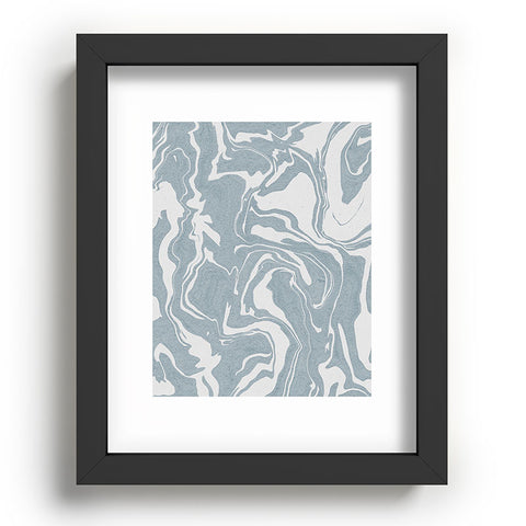 Emanuela Carratoni Abstract Liquid Texture Recessed Framing Rectangle