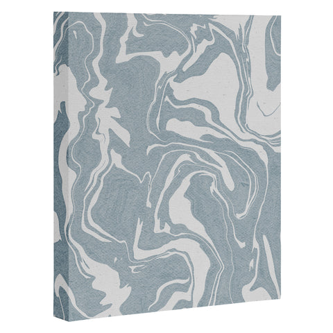 Emanuela Carratoni Abstract Liquid Texture Art Canvas