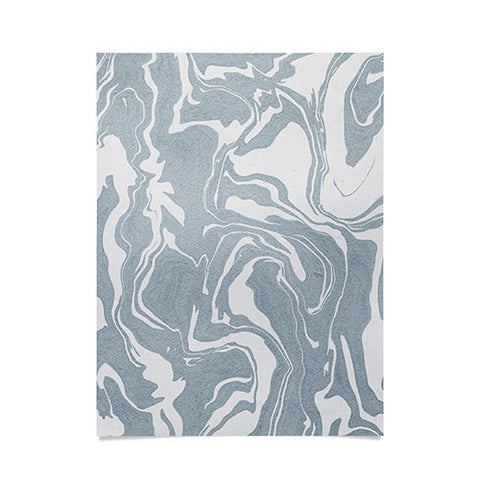 Emanuela Carratoni Abstract Liquid Texture Poster