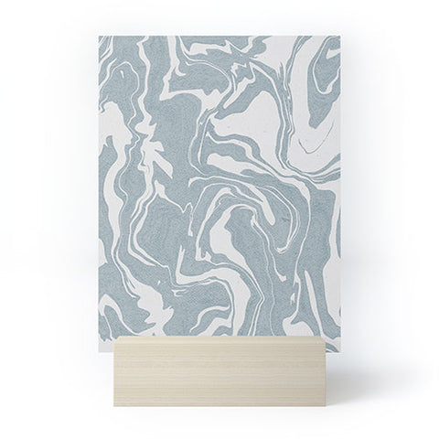 Emanuela Carratoni Abstract Liquid Texture Mini Art Print