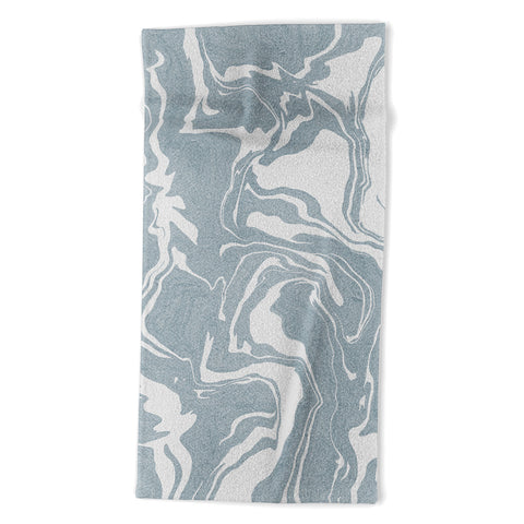 Emanuela Carratoni Abstract Liquid Texture Beach Towel