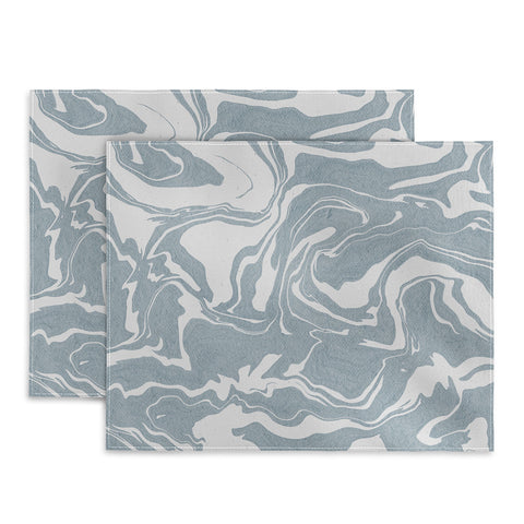 Emanuela Carratoni Abstract Liquid Texture Placemat