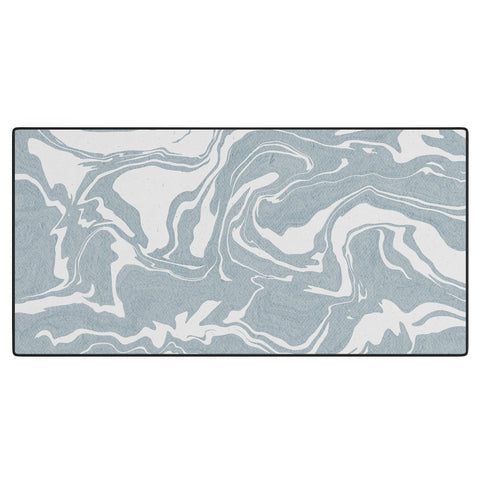 Emanuela Carratoni Abstract Liquid Texture Desk Mat