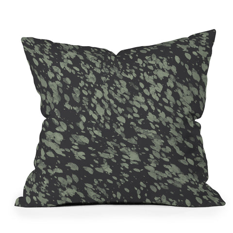 Emanuela Carratoni Abstract Paintbrushes Outdoor Throw Pillow