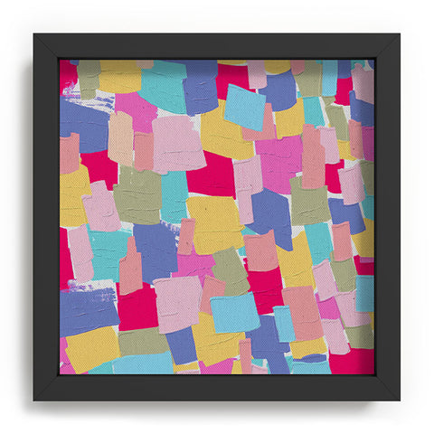 Emanuela Carratoni Abstract Painting 2 Recessed Framing Square