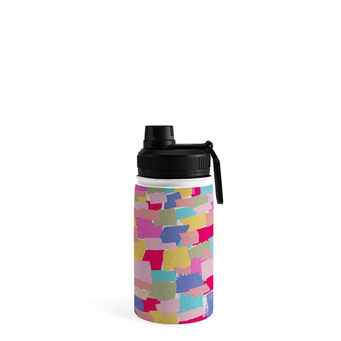 Emanuela Carratoni Abstract Painting 2 Water Bottle