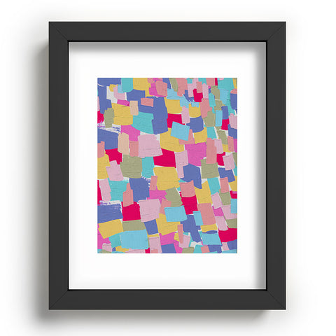 Emanuela Carratoni Abstract Painting 2 Recessed Framing Rectangle