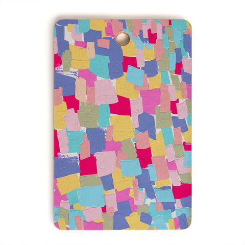 Emanuela Carratoni Abstract Painting 2 Cutting Board Rectangle