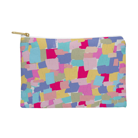 Emanuela Carratoni Abstract Painting 2 Pouch