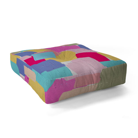 Emanuela Carratoni Abstract Painting 2 Floor Pillow Square