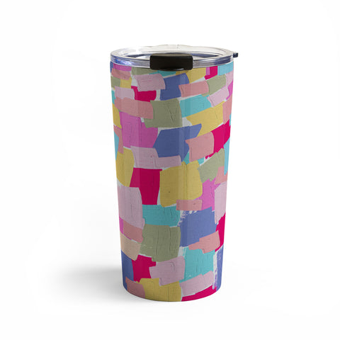 Emanuela Carratoni Abstract Painting 2 Travel Mug