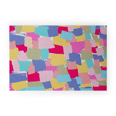 Emanuela Carratoni Abstract Painting 2 Welcome Mat