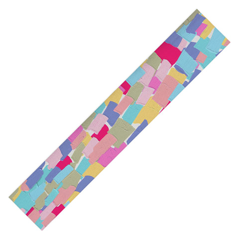 Emanuela Carratoni Abstract Painting 2 Table Runner