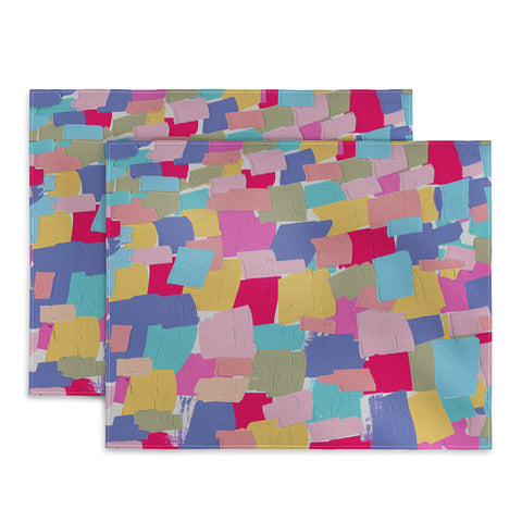 Emanuela Carratoni Abstract Painting 2 Placemat