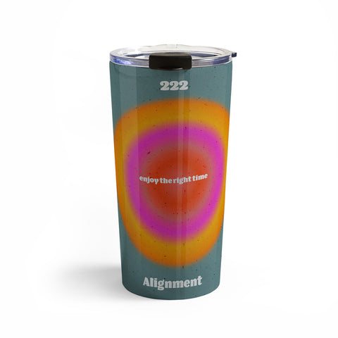 Emanuela Carratoni Angel Numbers Alignment 222 Travel Mug
