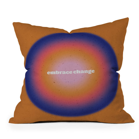 Emanuela Carratoni Angel Numbers Change 555 Outdoor Throw Pillow