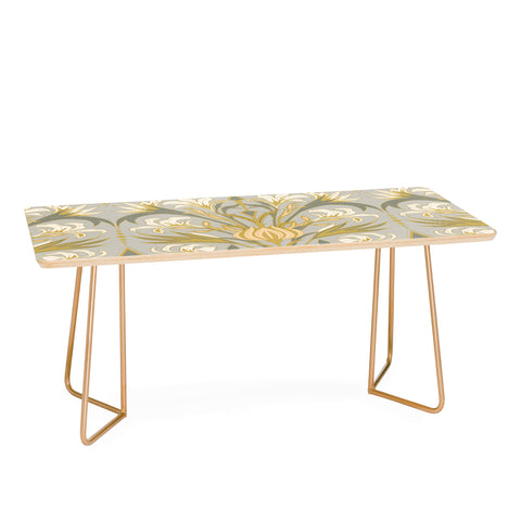 Emanuela Carratoni Art Deco Flowers Coffee Table