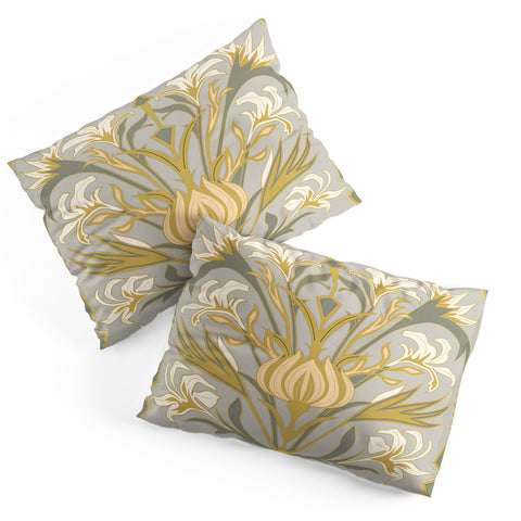 Emanuela Carratoni Art Deco Flowers Pillow Shams
