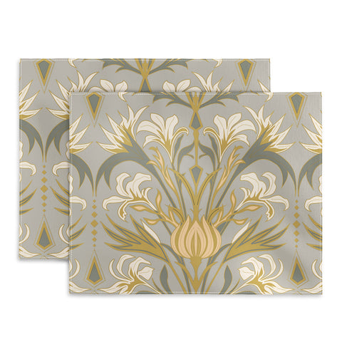 Emanuela Carratoni Art Deco Flowers Placemat