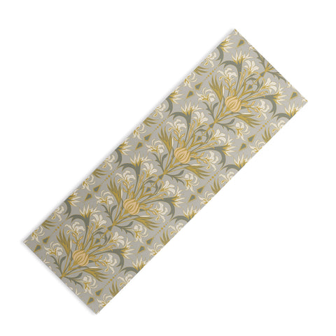 Emanuela Carratoni Art Deco Flowers Yoga Mat