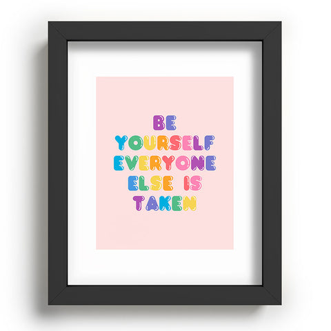 Emanuela Carratoni Be Always Yourself Recessed Framing Rectangle