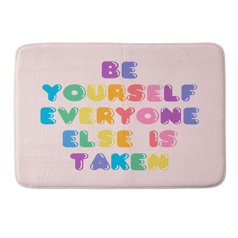 Emanuela Carratoni Be Always Yourself Memory Foam Bath Mat