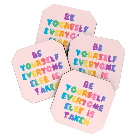 Emanuela Carratoni Be Always Yourself Coaster Set