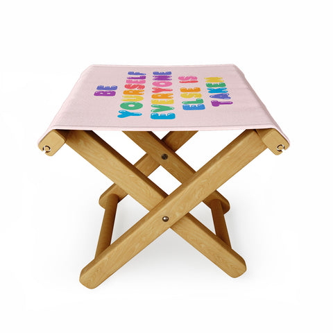 Emanuela Carratoni Be Always Yourself Folding Stool