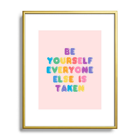 Emanuela Carratoni Be Always Yourself Metal Framed Art Print