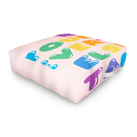 Emanuela Carratoni Be Always Yourself Outdoor Floor Cushion