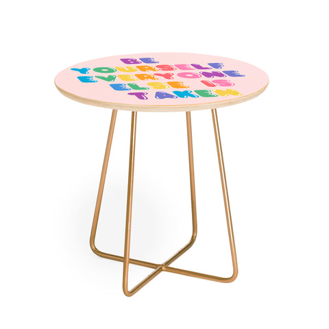 Emanuela Carratoni Be Always Yourself Round Side Table