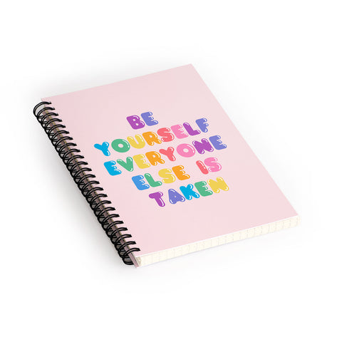 Emanuela Carratoni Be Always Yourself Spiral Notebook
