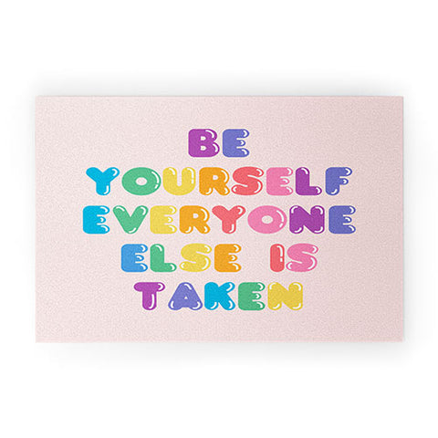 Emanuela Carratoni Be Always Yourself Welcome Mat
