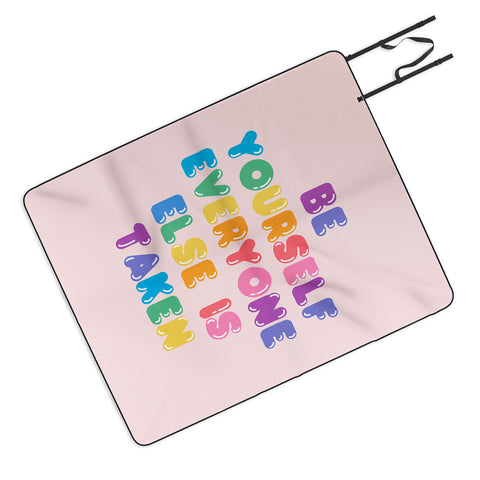 Emanuela Carratoni Be Always Yourself Picnic Blanket