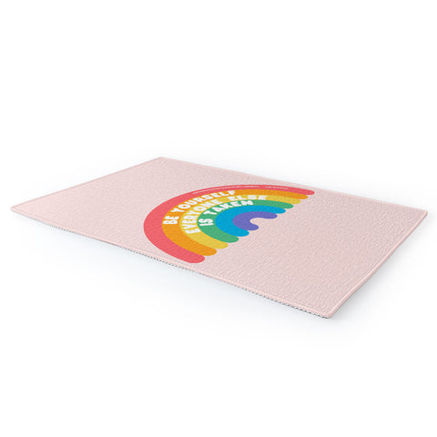 Emanuela Carratoni Be Yourself Everyone Area Rug