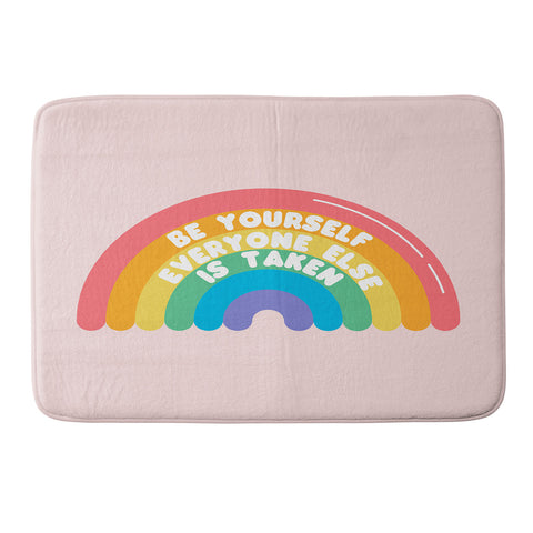 Emanuela Carratoni Be Yourself Everyone Memory Foam Bath Mat