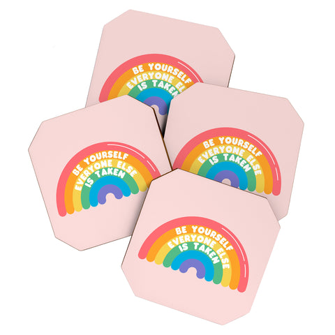 Emanuela Carratoni Be Yourself Everyone Coaster Set