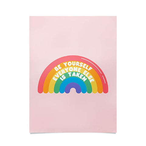 Emanuela Carratoni Be Yourself Everyone Poster