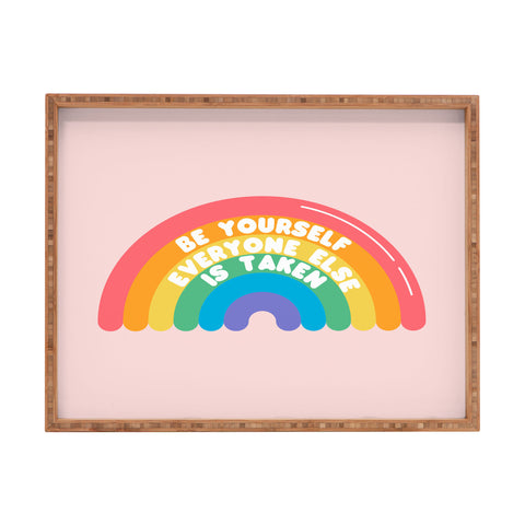 Emanuela Carratoni Be Yourself Everyone Rectangular Tray