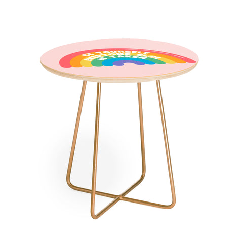 Emanuela Carratoni Be Yourself Everyone Round Side Table