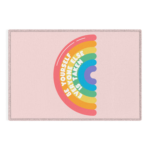 Emanuela Carratoni Be Yourself Everyone Outdoor Rug