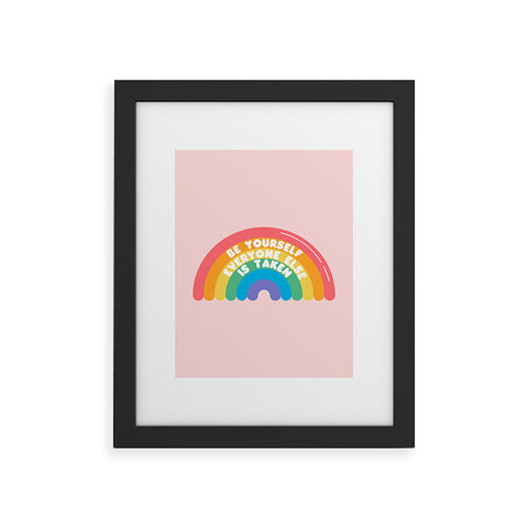 Emanuela Carratoni Be Yourself Everyone Framed Art Print