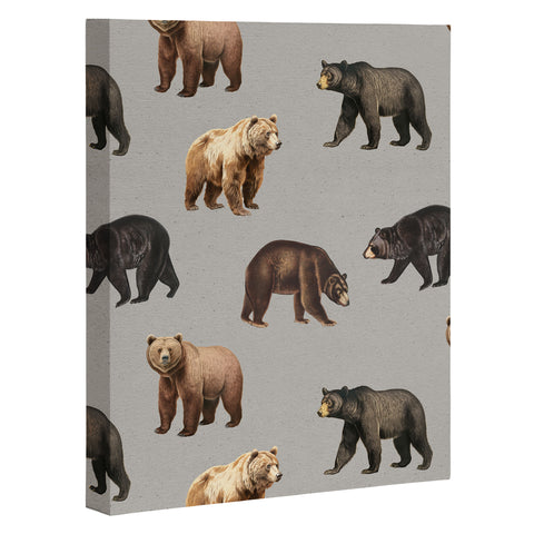 Emanuela Carratoni Bears Theme Art Canvas