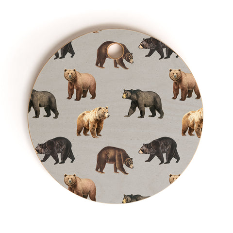 Emanuela Carratoni Bears Theme Cutting Board Round