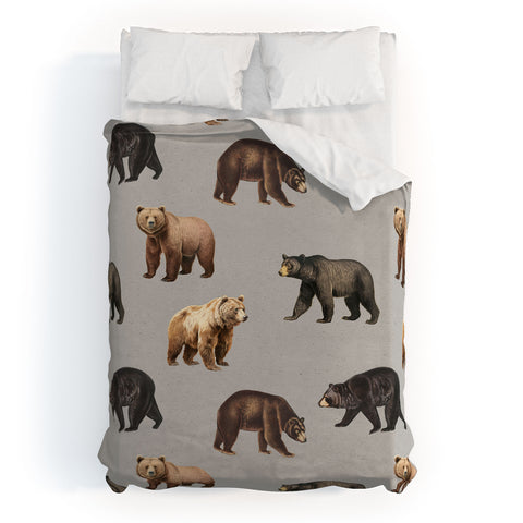 Emanuela Carratoni Bears Theme Duvet Cover
