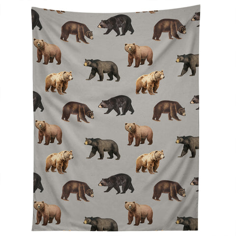 Emanuela Carratoni Bears Theme Tapestry